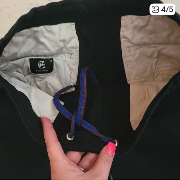 Paul Smith Black Jogger Pants (EUC) Slim Fit - Picture 5 of 5